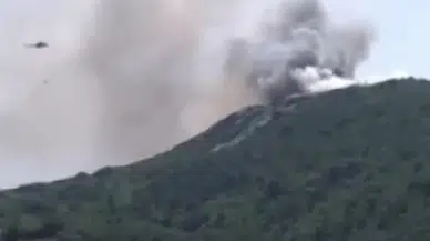 Yalova'da katı atık tesisindeki yangın 12 saatte söndürüldü