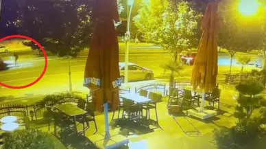 Alkollü sürücünün otomobiliyle çarptığı polis ağır yaralandı, o anlar kamerada