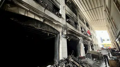 Giresun'da restoranda çıkan yangında hasar oluştu