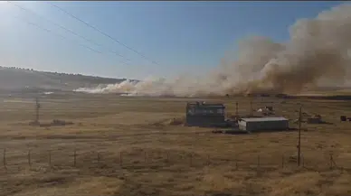 Diyarbakır’da 400 dönüm buğday, mercimek ve arpa ekili tarla yandı
