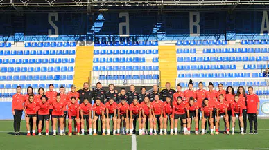 A Milli Kadın Futbol Takımı, Azerbaycan'da ilk antrenmanını yaptı