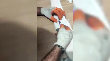 'Ilgar'la aramada yolcunun beline sarılı uyuşturucu bulundu