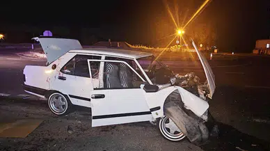 Malkara’da iki otomobil çarpıştı: 4 