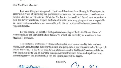 ABD Kongresi liderlerinden Netanyahu’ya ‘görüşme’ mektubu 