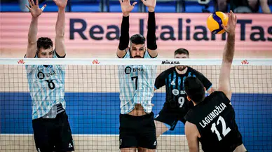 A Milli Erkek Voleybol Takımı, Arjantin'e 3-0 mağlup oldu