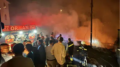 Sinop'ta 2 ev ve bir ambar yandı