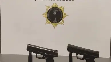 Samsun'da aracında ruhsatsız silah bulunan zanlı yakalandı