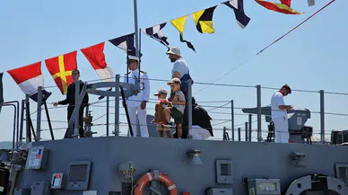 Zonguldak'ın kurtuluş gününde TCG Kilimli gemisi ziyarete açıldı