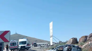 Malatya'da otomobil takla attı: 1 ölü, 3 yaralı 