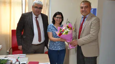 Türkiye birincisi doktora teşekkür belgesi