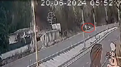 Takla atan otomobil kamerada