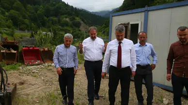 AK Parti Trabzon İl Başkanlığı'ndan Uzungöl HES Projesi'ne Ziyaret