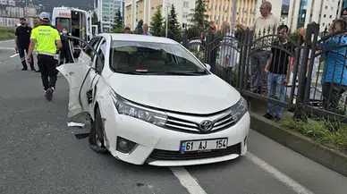 Rize'deki trafik kazasında 3 kişi yaralandı