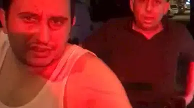 Polise mukavemet ettikleri görüntüler ortaya çıktı