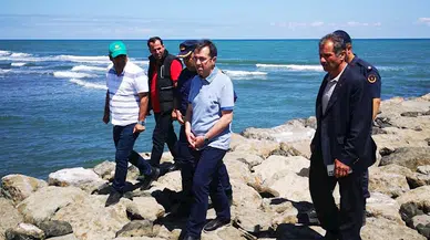 Samsun'da iki gün önce denizde kaybolan genci arama çalışmaları sürüyor