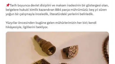 Tarihi mühürler, Ankara'da sergilenmeye başlandı