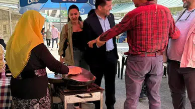 Başkan Kaya, Kireçhane Köylü Pazarı'na Destek Verdi