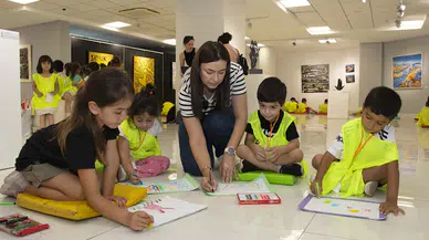 Minikler, hayal dünyalarını kağıda döktü