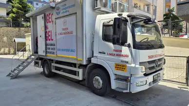 Trabzon İl Sağlık Müdürlüğü Mobil Mamografi Aracı Ortahisar'da Hizmete Başladı