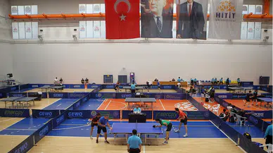 Büyükler Ferdi Masa Tenisi Türkiye Şampiyonası, Çorum'da başladı