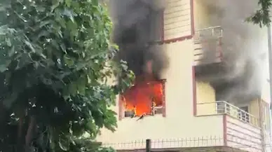 Batman’da apartman dairesinde yangın: 15 kişi dumandan etkilendi