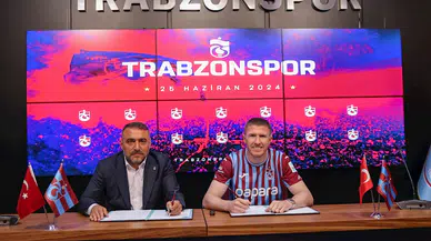 Trabzonspor, yeni transferleri Barisic ve Lundstram için imza töreni düzenledi