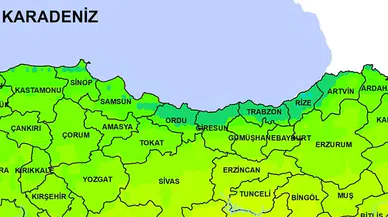 Artvin, Bayburt, Giresun, Gümüşhane, Ordu, Rize, Samsun ve Trabzon'da çarşamba günü başlıyor! Haydi bereketli olsun