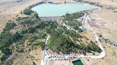 Gebere Barajı mesire alanına 9 günlük tatilde yoğun ilgi