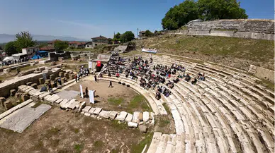 Düzce'deki Prusias Ad Hypium Antik Kenti, bayram tatilinde 3 bin kişiyi ağırladı