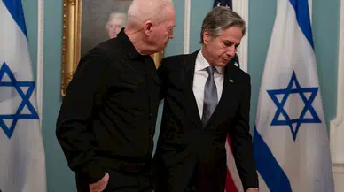 İsrail Savunma Bakanı Gallant, Blinken ile bir araya geldi