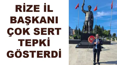 CHP Rize İl Başkanı Saltuk Deniz'den Sert Kınama: Atatürk Afişine Yapılan Saldırı Kabul Edilemez