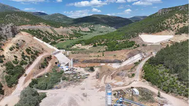 Gümüşhane Tersun Barajı'nda yüzde 39 seviyesine gelindi