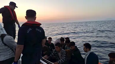 Bodrum’da 29 kaçak göçmen kurtarıldı