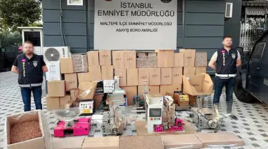 İstanbul- Maltepe'de kaçak sigara operasyonu
