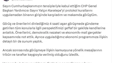 Bakan Şimşek: Umarım normalleşme ruhunu zedelemez