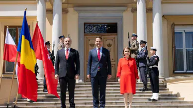 Fidan, Türkiye-Romanya-Polonya Üçlü İşbirliği ortak basın toplantısında konuştu