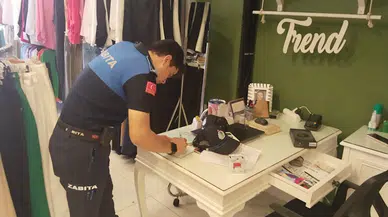 Bafra'da zabıtadan iş yerlerine ruhsat denetimi