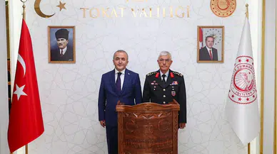 Jandarma Genel Komutanı Orgeneral Çetin'den Tokat Valisi Hatipoğlu'na ziyaret