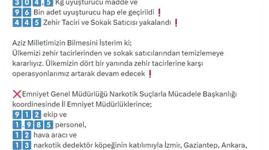 47 ilde 'Narkoçelik-23' operasyonu: 445 gözaltı
