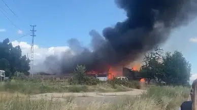 Tokat’ta ahır yangını; 500 büyükbaş tahliye edildi