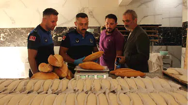 Tekkeköy'de fırın denetimi yapıldı