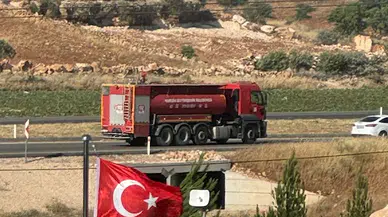 Batman- Mardin sınırında anız ve örtü yangını (2)