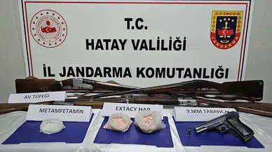 Tutuklu şüphelinin evinde uyuşturucu ve ruhsutsız silahlar ele geçirildi