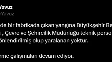Gebze'de boya fabrikasında yangın (2)