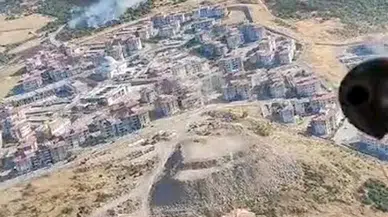 Manisa'da orman yangını