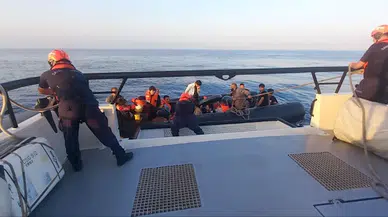 Urla'da 22 kaçak göçmen yakalandı