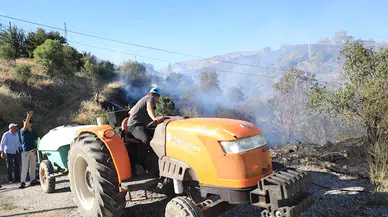 Elazığ'da çıkan örtü yangını kontrol altına alındı