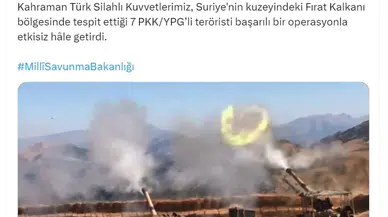 MSB: 7 terörist etkisiz hale getirildi