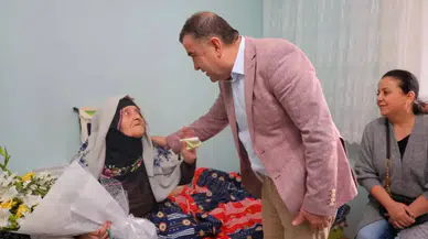 Bayburt Valisi Mustafa Eldivan, Çiğdemtepe Köyü Yaşlılarını Ziyaret Etti