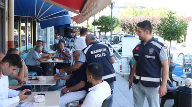 Havza'da polisler boğulma olaylarına karşı vatandaşları uyardı